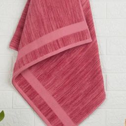 Welspun dark pink 100% cotton welstyle bath towel-image-92