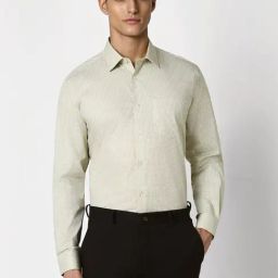 Van Heusen White Regular Fit Printed Shirt-image-18