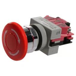 IDEC SWITCH, EMERGENCY STOP, SPST-NC, 600VAC, AVW401-R-11