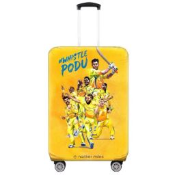 Nasher Miles Eco Friendly Polyester 75 cm (28 Inch) Large Protective Luggage Cover (Yellow)-image-55