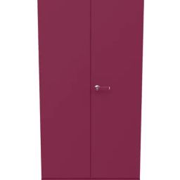 Godrej Interio Auraline  Men Basic 2-Door Steel Almirah, Textured Berry (1-Year Warranty, 1 Drawer)-image-91