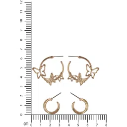 Aatmana Gold-Plated Circular Hoop Earrings - Set of 2 image 4