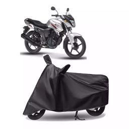 Auto Pearl Polyester Two Wheeler Cover for Yamaha SZ R (Grey)-image-54