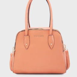 Caprese Josie Brown Solid Large Satchel Handbag-15
