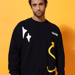 GRIFFEL Men Graphic Printed Sweatshirt image 1
