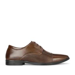 Bata Men's MAC Brown Derby Shoes-image-90