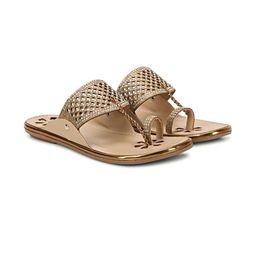 shoegazing Women Embellished One Toe Flats-image-68