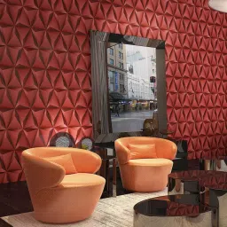 RoseCraft 3D Geometrical 57 sq ft Wallpaper Painted-image-94