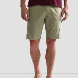U.S. Polo Assn. Beige Regular Fit Lounge Shorts-picture-1
