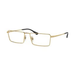 Ray-Ban Gold Rectangular Unisex Eye Frames-picture-6