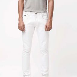Rare Rabbit Off White Slim Fit Fit Solid Jeans-image-91