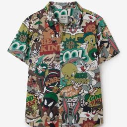 The Souled Store Boys Multi Cotton Printed Shirt-picture-43