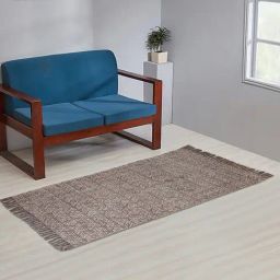 Fabindia Neva Grey Cotton 1200 GSM Dhurrie-image-46