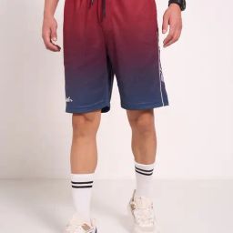 Ajile By Pantaloons Navy Loose Fit Ombre Sports Shorts-image-37