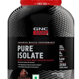 GNC AMP Pure Isolate Low Carb | 25g Protein | 6g BCAA Chocolate Frosting Post-Workout Powder - 4 lbs-image-18