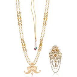 JIYANSHI FASHION Gold-Plated Alloy Jewellery Set-image-96