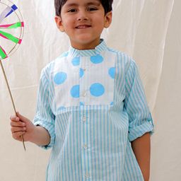 BownBee Boys Opaque Printed Casual Shirt-27