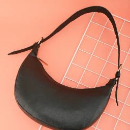 Gaurapakhi Black Medium Hobo Bag-25