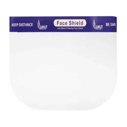 Allin Exporters 500 Micron Face Shield with Adjustable Elastic Strap (Pack of 10)-25