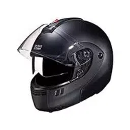 Studds Matte Black Xtra Large (600 mm) Flip Up-Full Face Helmet, Ninja 3G Double Visor-image-77