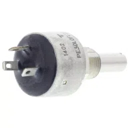 Vishay Panel Mount Rotary Potentiometer 3 W Power 22 kΩ Resistance Solder Lug Terminal, PE30L0FL223KAB-7