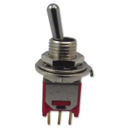 MULTICOMP PRO Toggle Switches SWITCH, SPDT, 0.1A, 20V, ON-ON, 2MS1T1B5M2RE-18