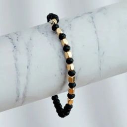 Joker & WItch Black and Gold Ready For It Beaded Bracelet-24