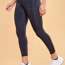 Enamor Multicolor Dry Fit High Waist Hugged Fit 7/8 Length Tights A609-image-23