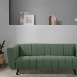 Sleepyhead Kiki 3 Seater Sofa Fabric Sapling Green 3 Person Sofa-49