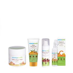 Mamaearth Unisex Set of Face Cream, Foaming Face Wash, Ubtan Face Mask & Scrub-36