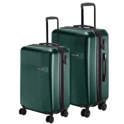 Nasher Miles Fifth Avenue Expander Hard-Side Polycarbonate Setof 2 Bottle Green Trolley Bag(55&65cm)-image-51