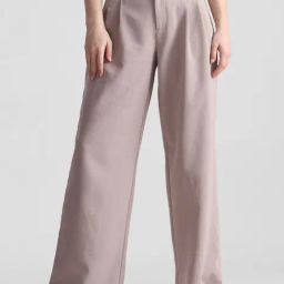 Only Light Pink Regular Fit High Rise Pants-image-13