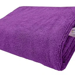 Softspun 70x140 cm 340 GSM Purple Microfiber Towel Pack of 1 Pc-image-53