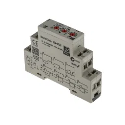 RS PRO Multi Function Timer Relay DIN Rail Mount 12 to 230 V AC/DC Model No. 1026122-6
