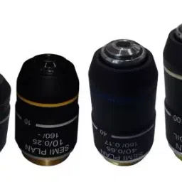 Labovision Din Semi Plan Microscope Objectives 4x 10x 40x 100x-4