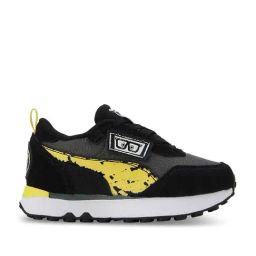 Puma Kids SPONGEBOB SQUAREPANTS Rider FV Grey & Yellow Casual Sneakers-image-1