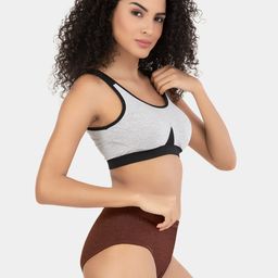 Trylo Riza Solid And Soft Briefs-M Pack Of 3 Assorted Seamless Hipster Briefs Trylo Riza S-image-42