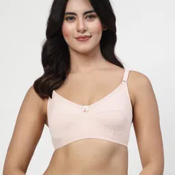 LILY Pack Of 4 Solid Full Coverage Regular Everyday Bra akihdar image 2