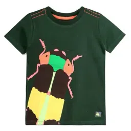 Cherry Crumble By Nitt Hyman Kids Green Applique T-Shirt-image-95