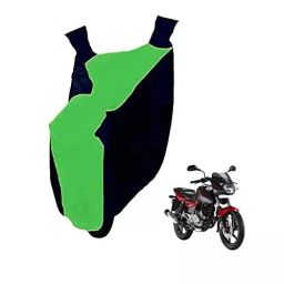 Auto Pearl Bike Cover with Mirror Pockets, Buckle Belt, Carry Bag, Compatible with Yamaha SZ (Green)-image-55