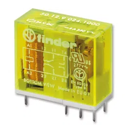 FINDER Relay, Safety, Dpdt, 250VAC, 8A, 50.12.9.005.1000-17