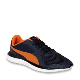 Puma Unisex Flex T1 Reveal Peacoat Running Shoes-40