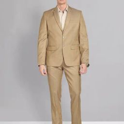 AD by Arvind Brown Regular Fit Two Piece Suit-image-47