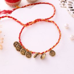 Aapno Rajasthan Rakhi With Roli Chawal & Greeting Card-image-24