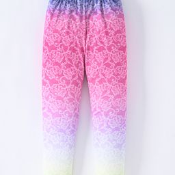 Kookie Kids Full Length Legging Floral Print - Multucolor-picture-32
