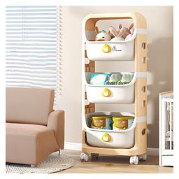 R for Rabbit Duckling Basket Storage Organizer -Beige & White-25
