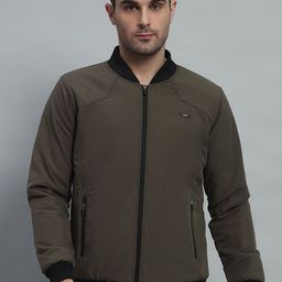 AR-FIT Men Colourblocked Polyester Water Resistant Open Front Jacket-picture-7