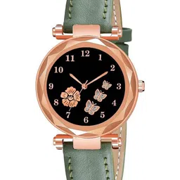 WATCHSTAR Women Round Dial & Leather Straps Analogue Watch LD GreenWS-picture-36