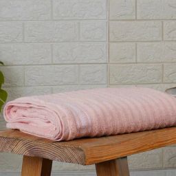 Spaces pink 100% cotton cloudz bath towel-image-55