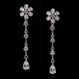 Clara 92.5 Sterling Silver Stone Anaya Dangler Earrings for Women-picture-42